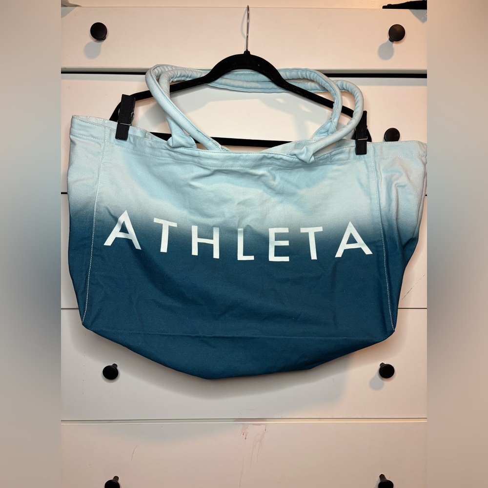 Athleta Gradient Blue Tote Bag